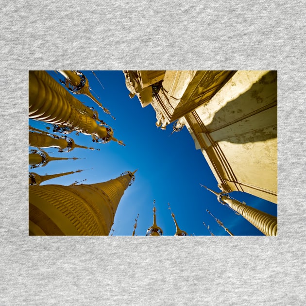 The sky seen from temples in Bagan, Myanmar by Lieyim